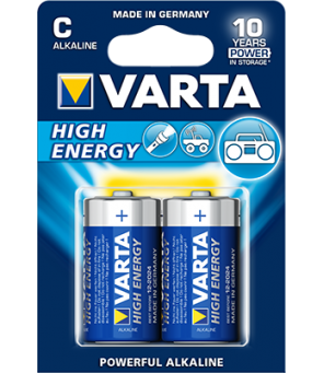 C elementai Varta High Energy , 2 vnt.