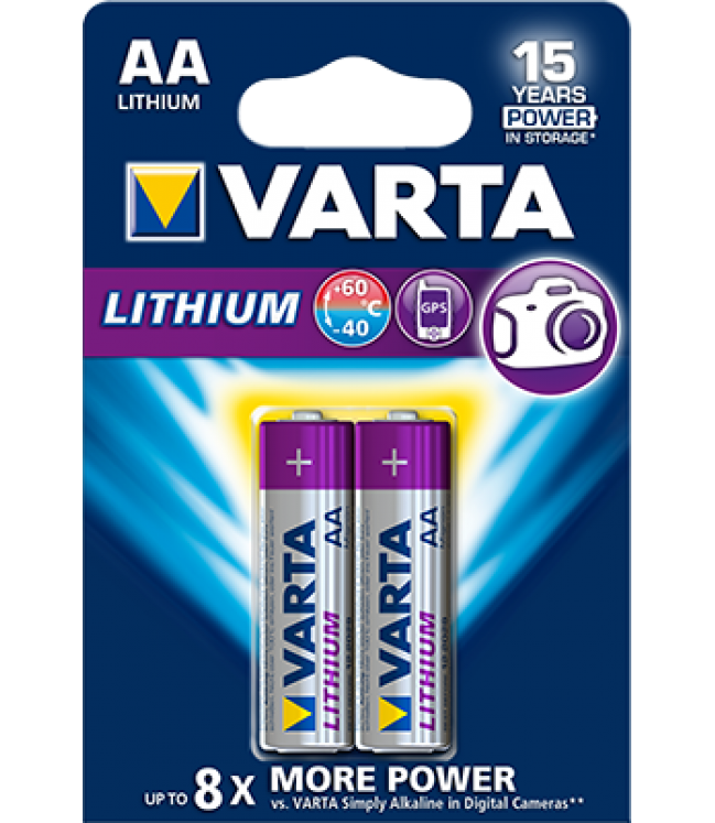 AA elementas Varta Lithium , 2 vnt.