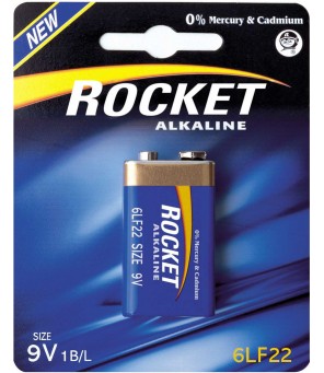 Rocket Alkaline 9V baterija, 1 vnt.