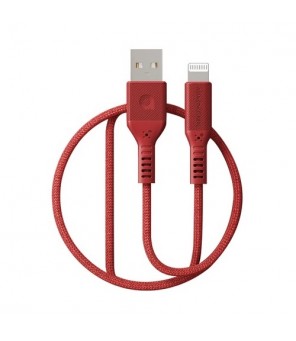 Premium MFI sertifikuotas kabelis USB - Lightning (raudonas, 1.2m)