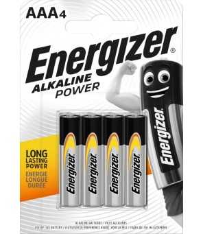 Energizer Alkaline Power LR03 AAA elementai, 4 vnt.