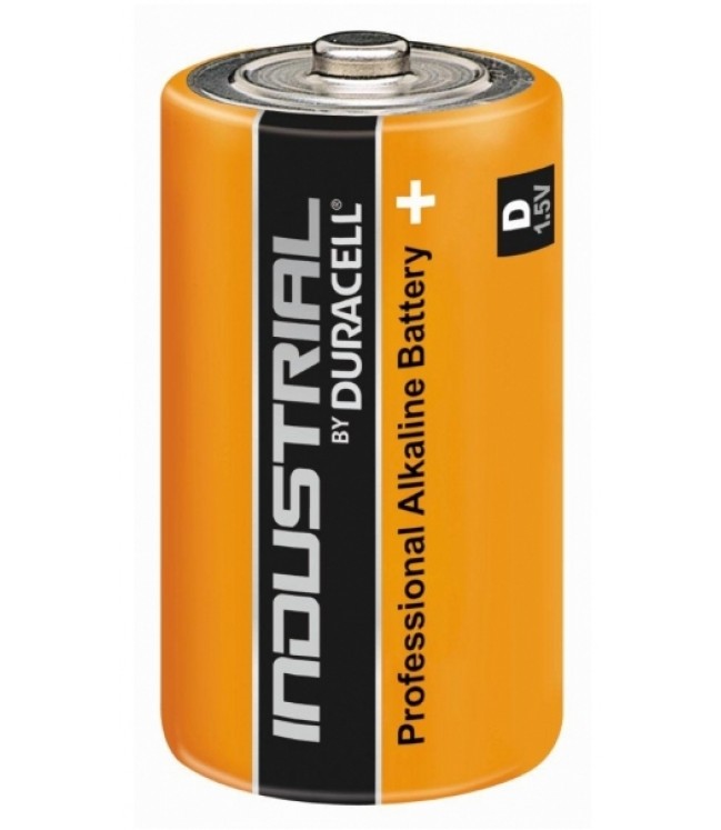 Baterijos Duracell Industrial D elementas, 10 vnt.
