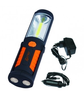 Rechargeable flashlight for work COB (3W) + LED5