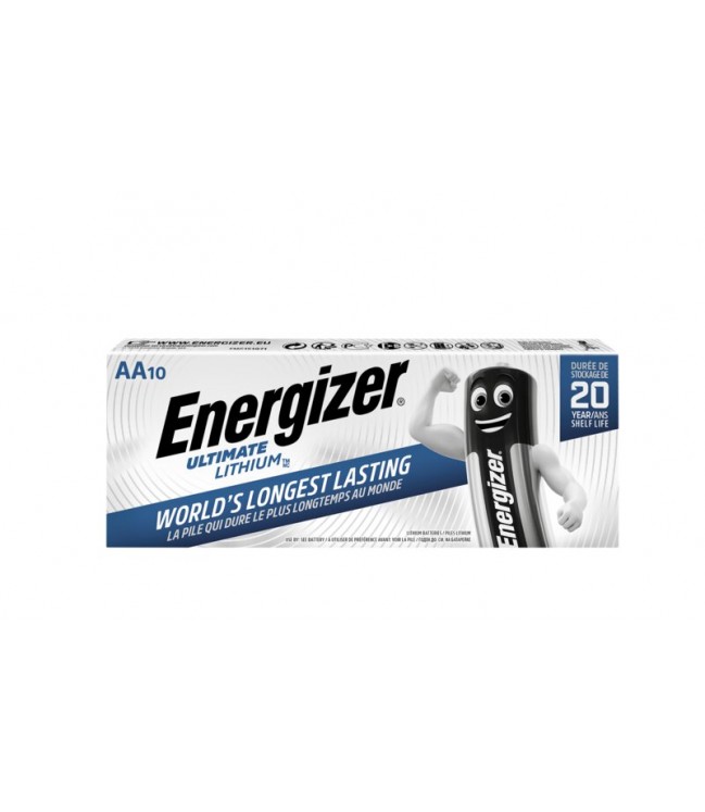 Energizer Ultimate Lithium AA batteries, 10 pcs.