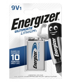 Energizer Ultimate Lithium 9V baterija, 1 vnt.