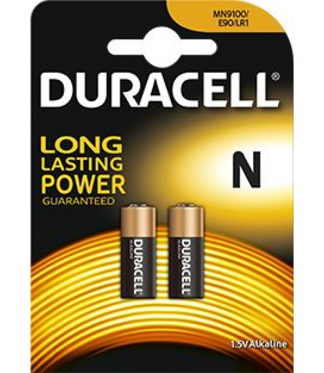 Baterijos Duracell LR1 1,5V elementas, 2 vnt.
