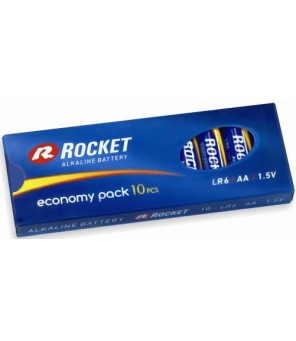 Rocket Alkaline AA LR6 elementas, 10 vnt.