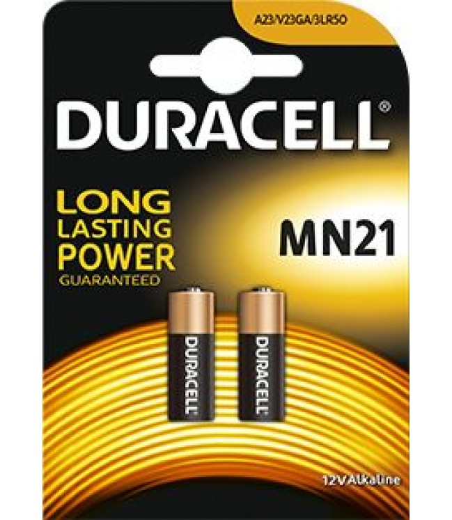 Baterijos Duracell MN21 12V baterija, 2 vnt.