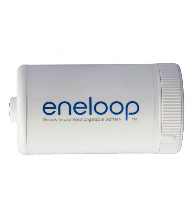 Adapter Eneloop for R20 D type battery from R6 battery, 2pcs