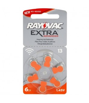 Rayovac Extra elementai klausos aparatams PR48 13, 6 vnt.