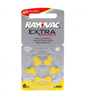 Rayovac Extra elementai klausos aparatams PR70 10, 6 vnt.