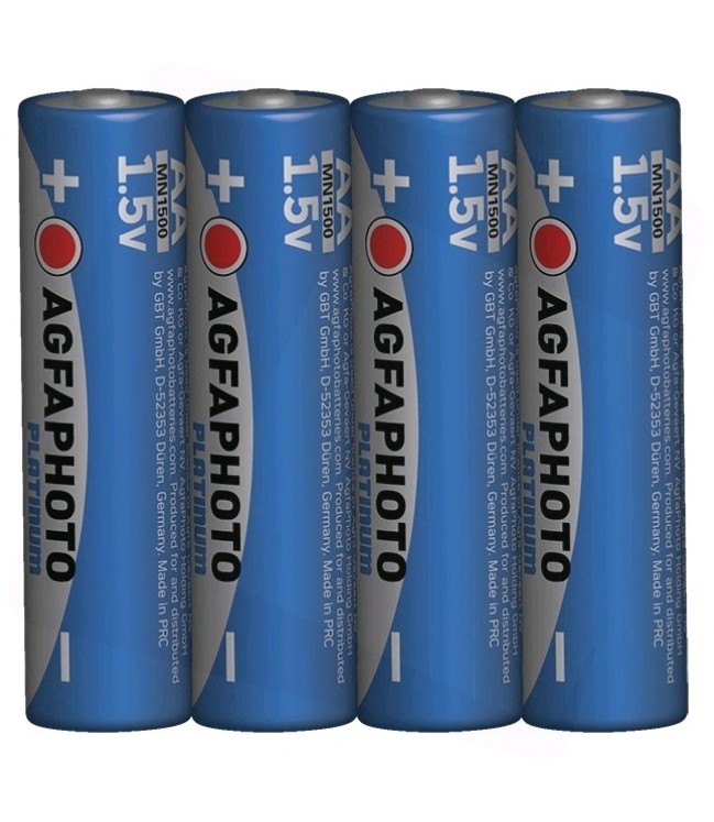 AA Alkaline batteries  (4 pcs) AgfaPhoto Platinum
