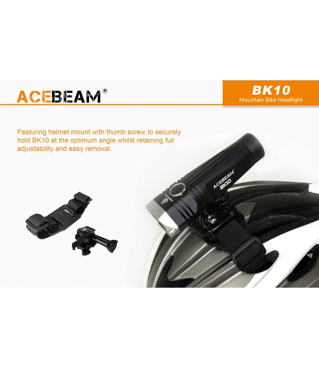 AceBeam BK10 dviračio žibintas USB kraunamas