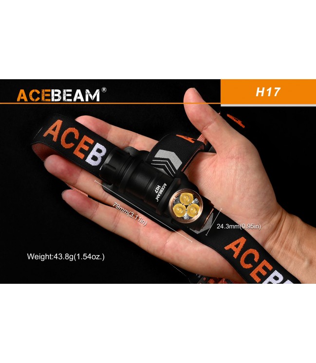 Acebeam H17 Nichia CRI 90 žibintuvėlis