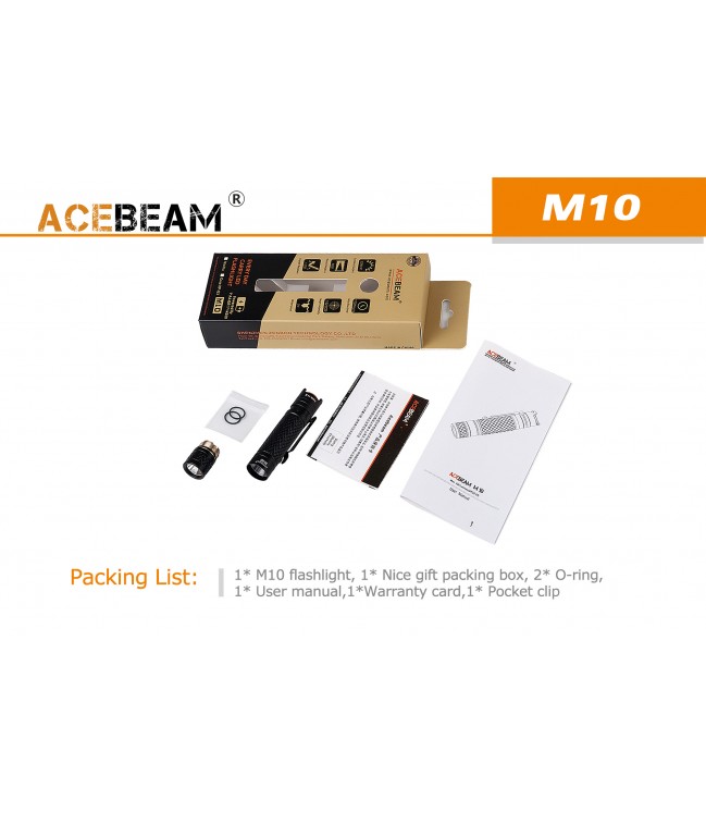 AceBeam žibintuvėlis M10 CREE XLAMP XP-G3