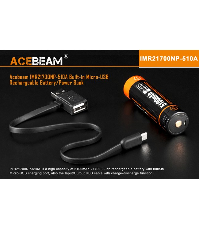 AceBeam W30 lazerinis žibintuvėlis, CRI 90 natūrali šviesa