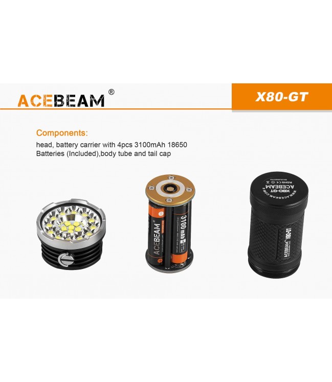 Acebeam X80-GT prožektorius
