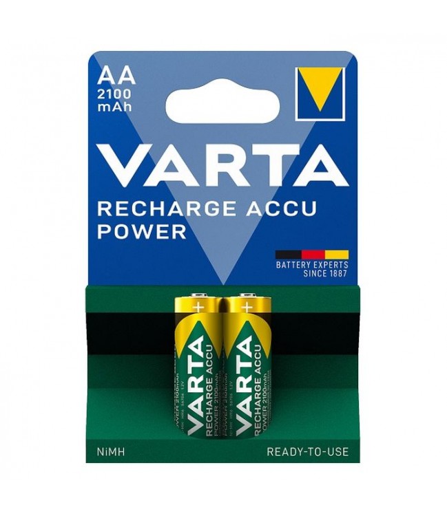 Batteries Longlife Accu AA 2100 mAh (2pcs) VARTA 56706