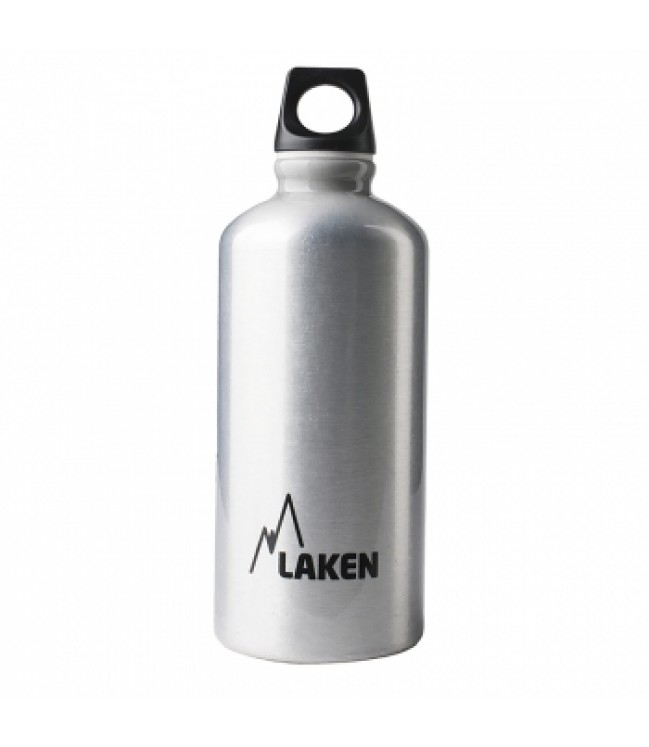 Алюминиевая бутылка Laken Futura 0,6 л - серебристая