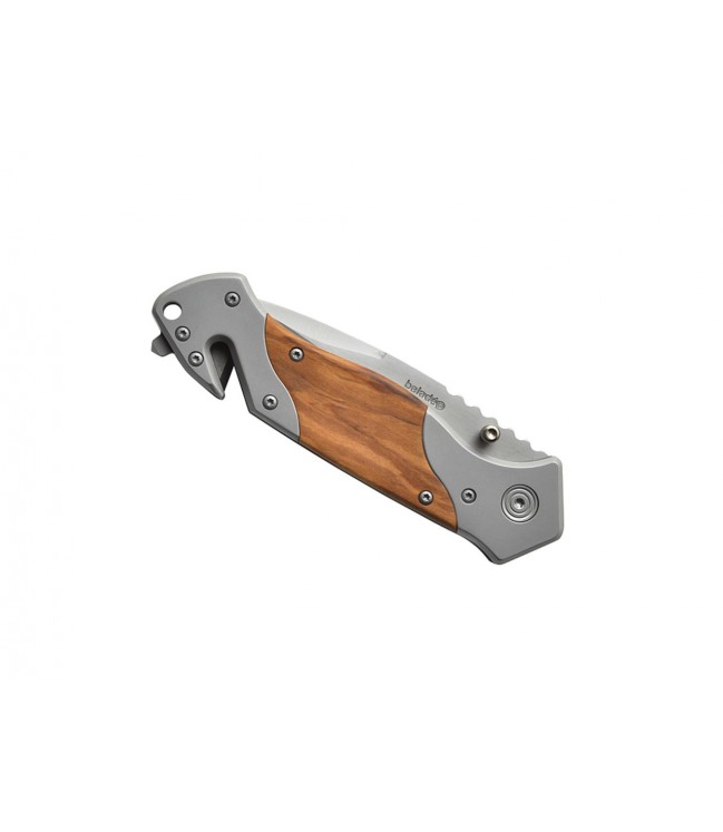 Security knife Baladeo RESCUE, olive wood