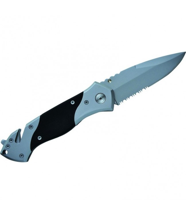 Security knife Baladeo RESCUE, black