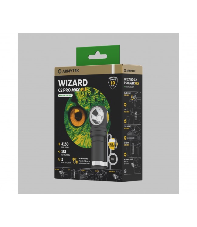 Armytek Wizard C2 Pro Max LR flashlight F06702C
