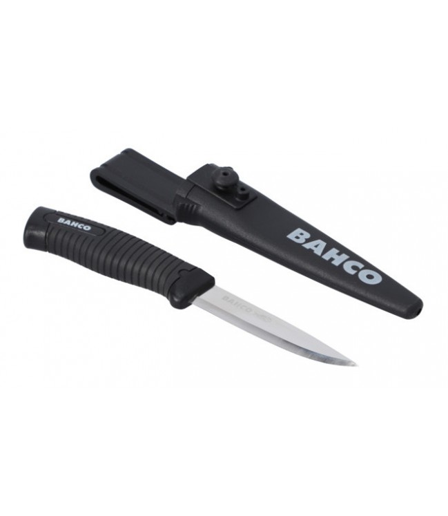 Нож Bahco, нержавеющая сталь, черный