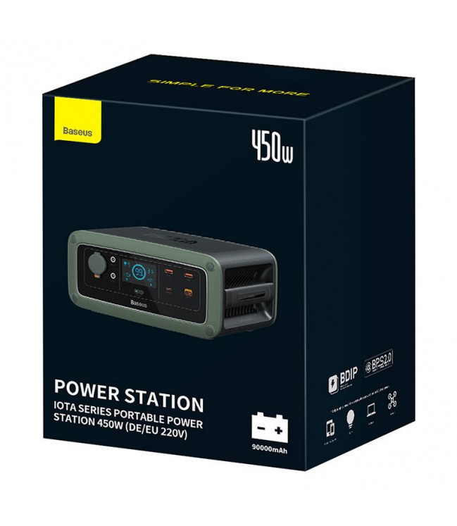 Power station Baseus ioTa 450W 288Wh (green)