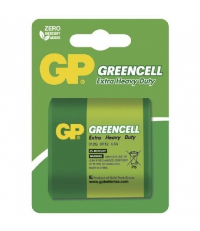 GP Greencell 3R12 battery (4.5 V)