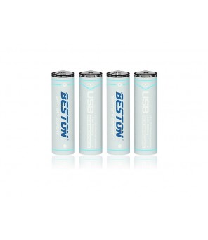 Beston baterijos AA 1.5V 600m USB type-C