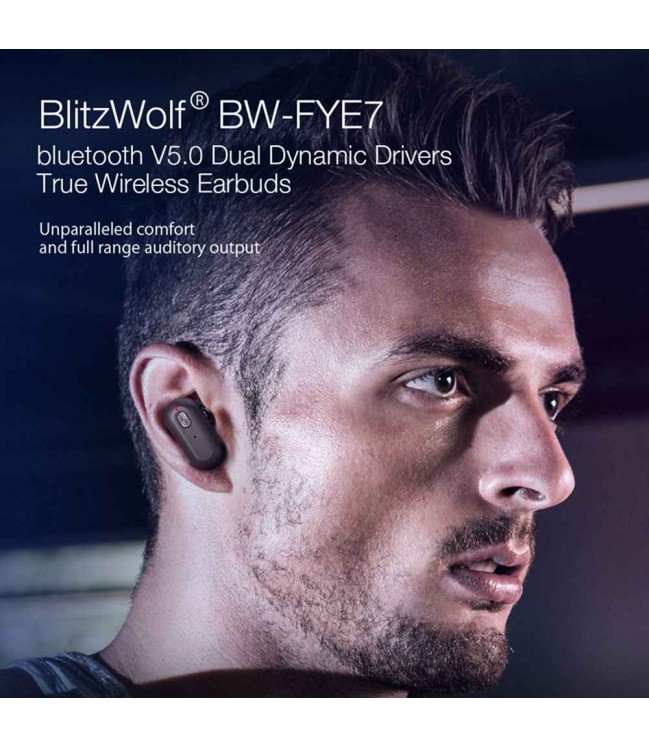 Blitzwolf BW-FYE7 TWS belaidės ausinės Bluetooth 5.0