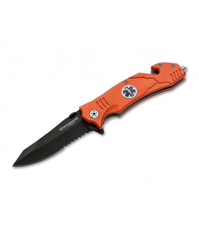 Boker Magnum Ems Rescue knife 01LL472 Orange
