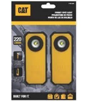 CAT Pocket Flashlight 220lm Micromax ABS CT51202 (2 pcs.)