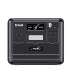 Электростанция Choetech BS008 2400 Вт USB-A / USB-C / XT60 / DC5521 / AC - черный