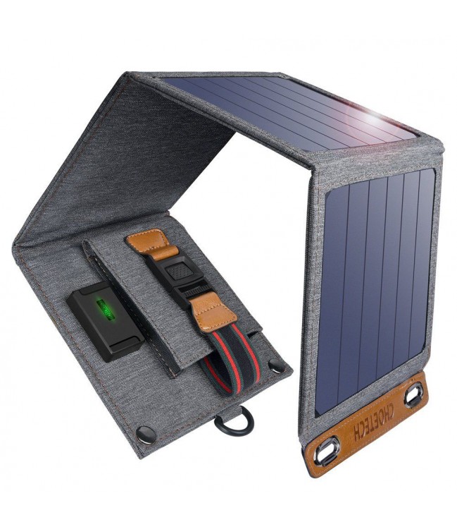 Choetech Travel solar battery 14W USB 2.1A SC004