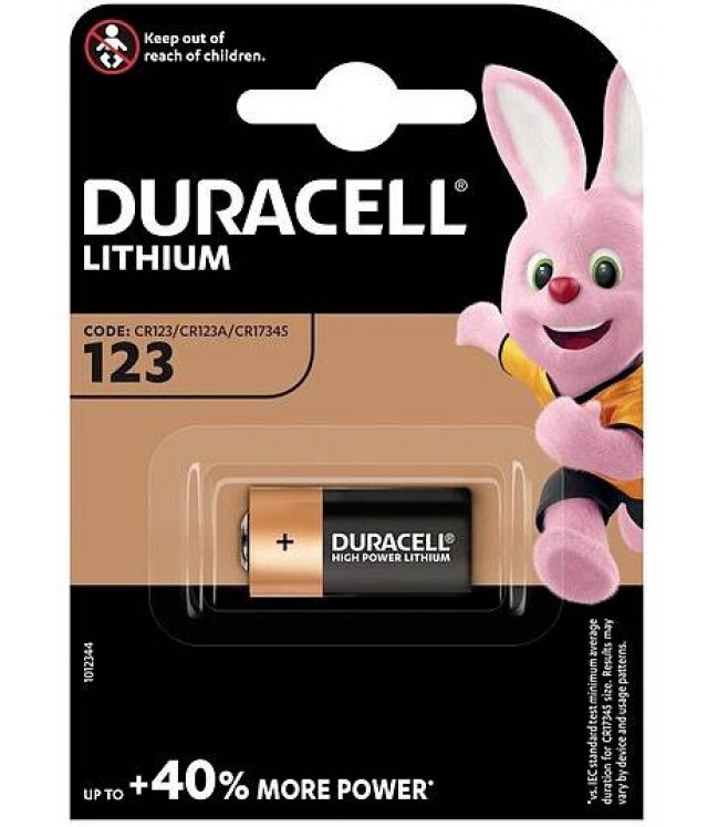 Duracell CR123 battery