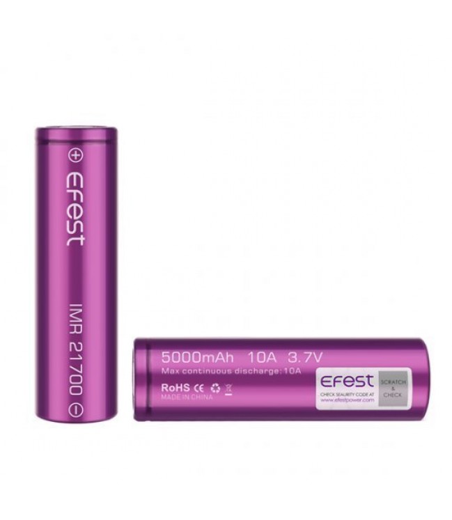 Efest IMR21700 5000mAh 10A 21700 battery