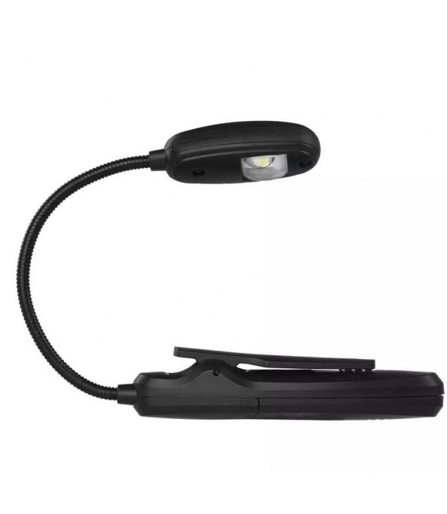 EMOS clip-on reading LED flashlight 10lm, 1xAAA