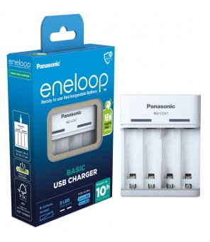 Panasonic Eneloop BQ-CC61 USB зарядное устройство EKO