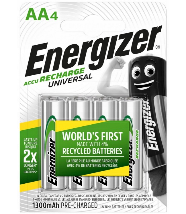 Energizer batteries 4xAA HR6 1300 mAh