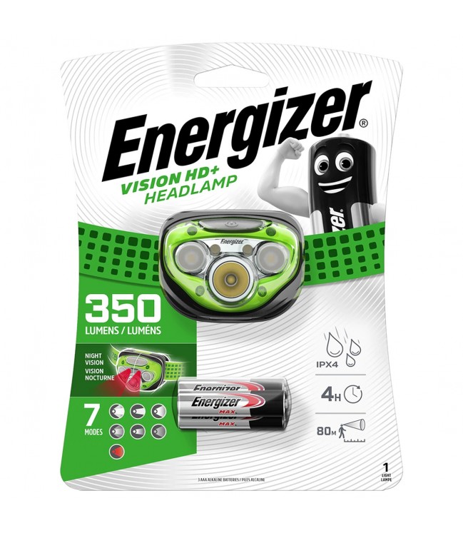 Energizer Vision HD + 350 liumenų žibintuvėlis