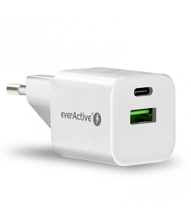 Настенное зарядное устройство EverActive GaN SC-390Q