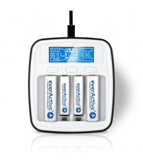 Everactive NC-1000M USB-C baterijų įkroviklis