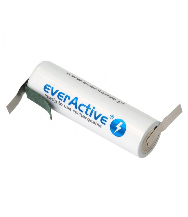 everActive R06 AA 2600mAh pakraunama baterija su lituojamais kontaktais Z tipo