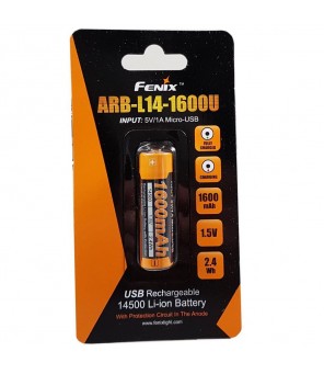 Fenix ARB-L14-1600U USB rechargeable 14500 battery