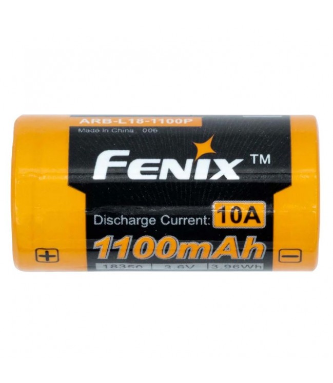 Fenix ARB-L18-1100P baterija 18350 1100 mAh 3.6V