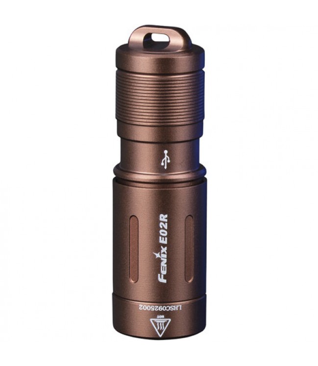 Fenix ​​E02R USB аккумуляторный брелок-фонарик