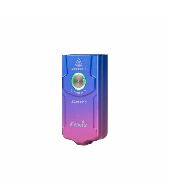Fenix E03R V2.0 LED žibintuvėlis ant raktų Limited Edition Nebula