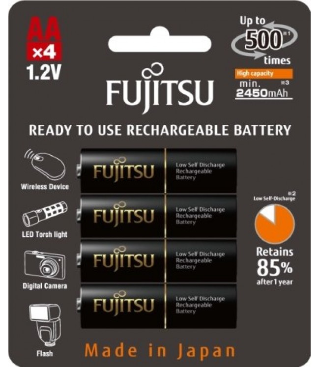 Fujitsu PRO AA pakraunamos baterijos 2550 mAh, 4vnt