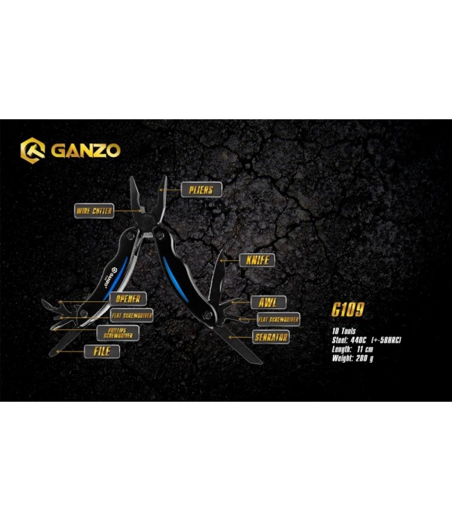 Универсальный инструмент Ganzo G109